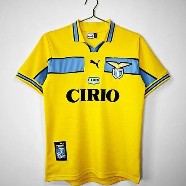 Retro SS Lazio 1998-1999 yellow jersey