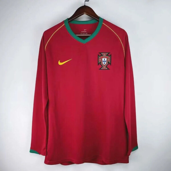 Retro Portugal national 2006 home Long Sleeve