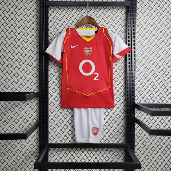 Retro Kid Size Arsenal FC 2004-2005 home game